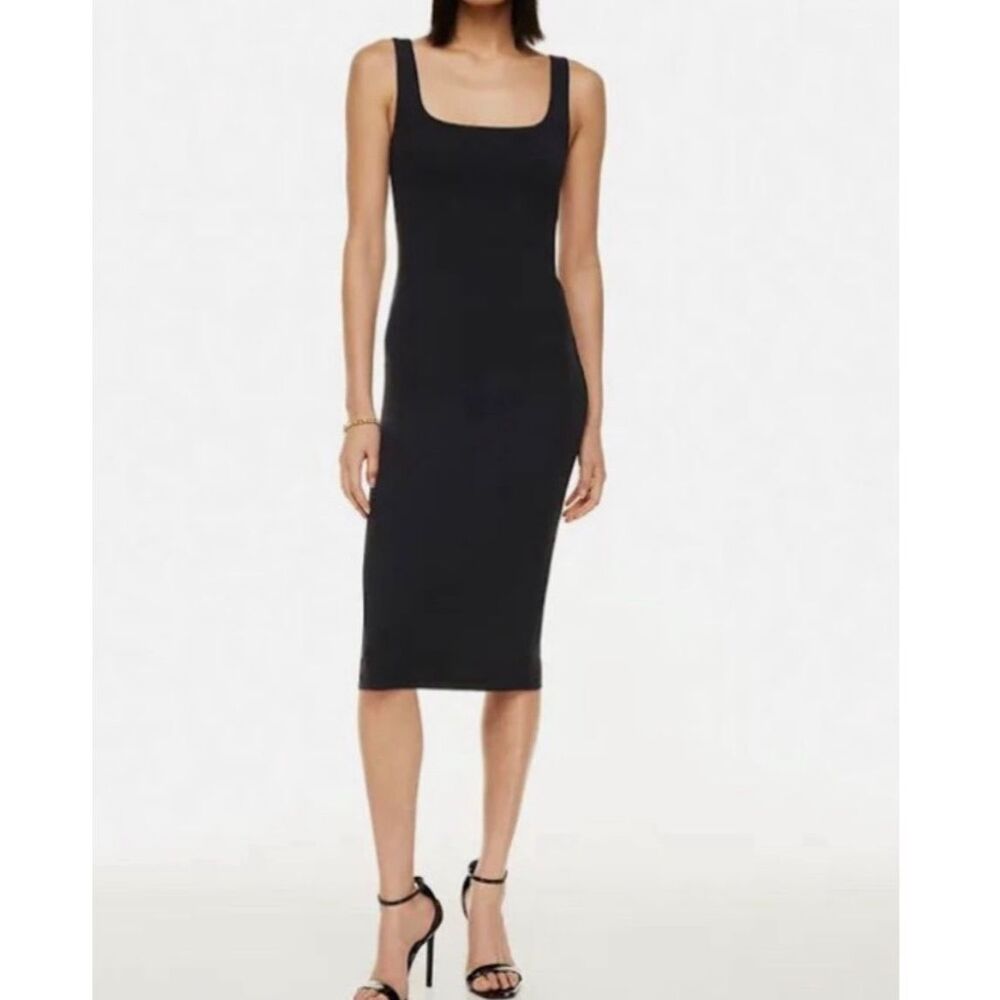 Aritzia Babaton Body Contour Midi Dress Large